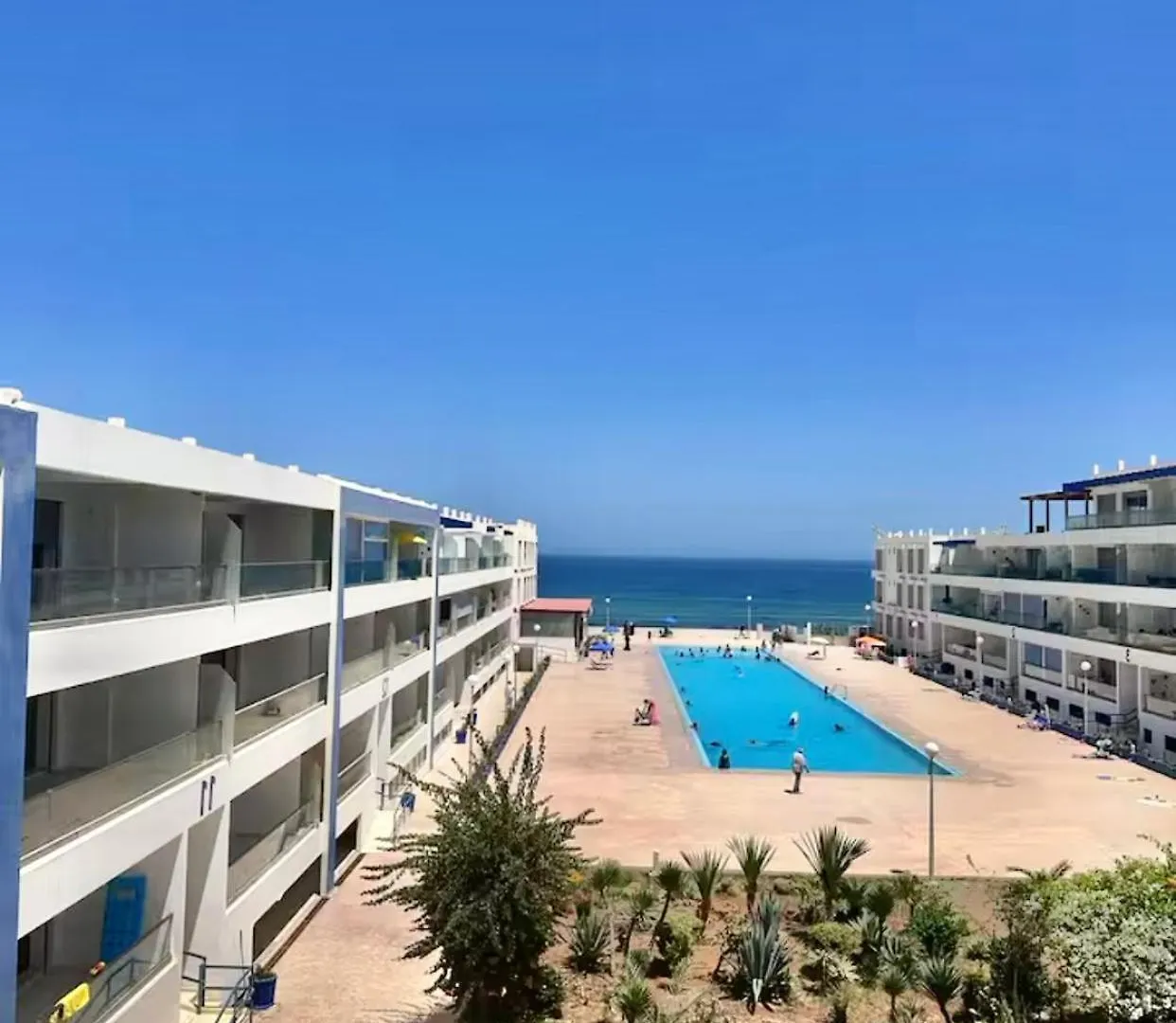 Elegance Et Serenite Vue Mer Panoramique Et Piscine Privee Agadir Appartement